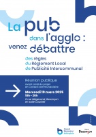 Réunion publique avant arrêt du Règlement Local de Publicité